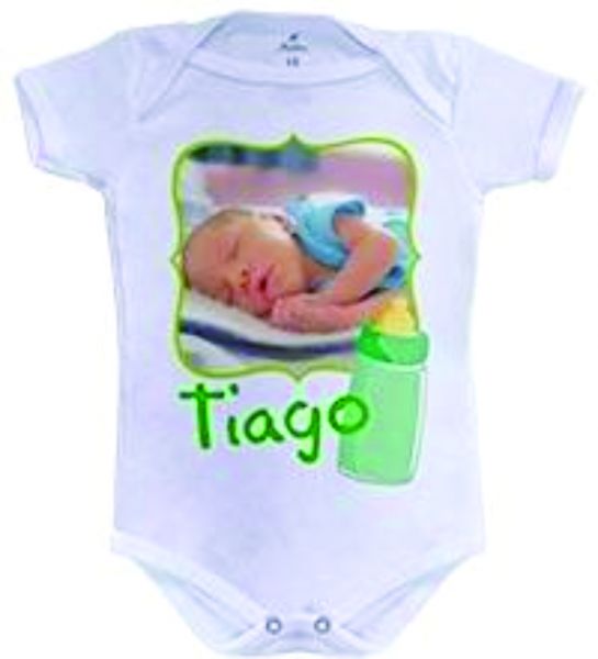 Body baby mangas curtas