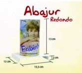 abajur redondo personalizado